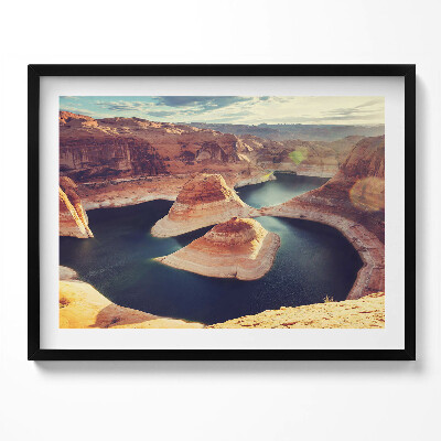 Tablou living cu rama Lacul Powel, SUA