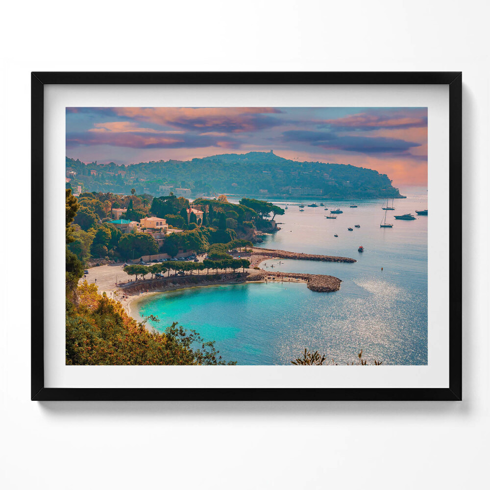 Tablou rama Vedere a Rivierei Franceze