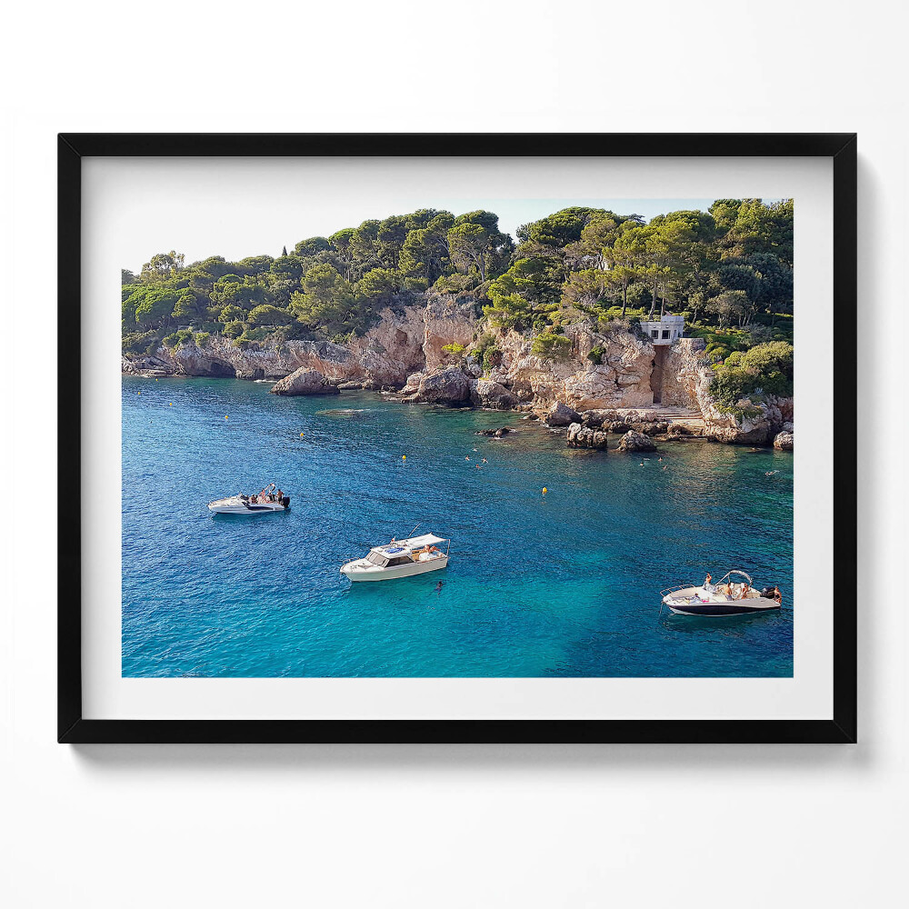 Tablou living cu rama Peisaj la Cap d'Antibes