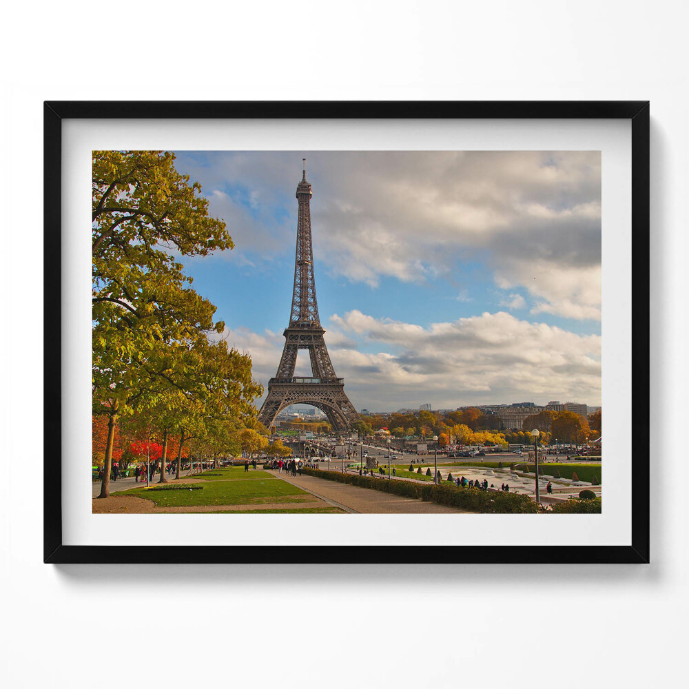 Tablou rama Toamna în Franța Turnul Eiffel