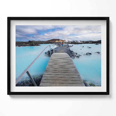 Tablou living cu rama Atracție în Islanda