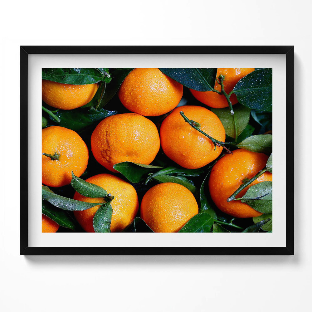 Tablou living cu rama Fructe portocale