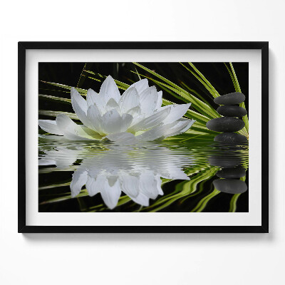 Tablou rama Nufăr și frunze