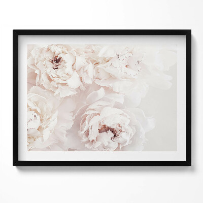 Tablou rama Bujori pastelați