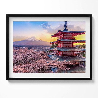 Tablou living cu rama Construcție japoneză