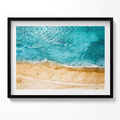 Tablou living cu rama Plaja și marea