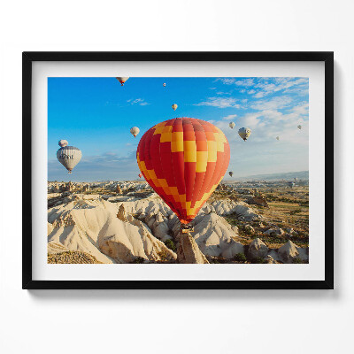 Tablou living cu rama Baloane zburătoare