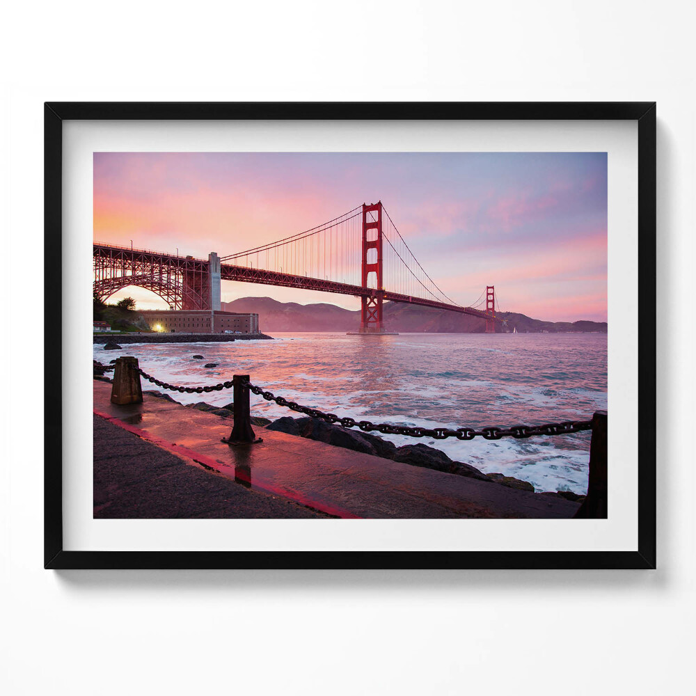 Tablou rama Vedere a podului Golden Gate