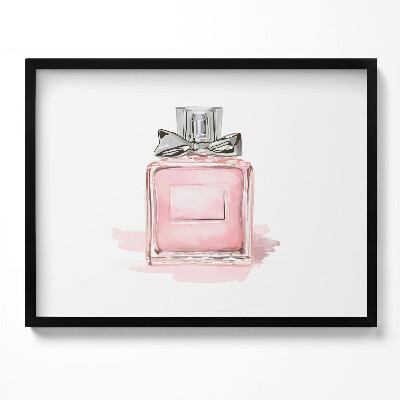 Tablou rama Parfum roz cu fundă