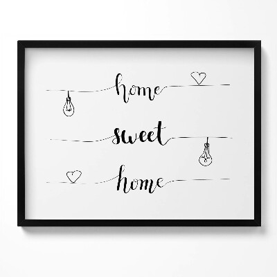 Tablou rama „Indicator de apartament «acasă, dulce casă»”