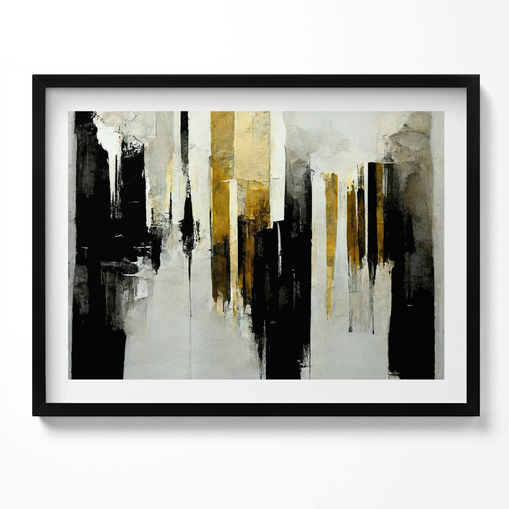 Tablou rama Artă abstractă cu aur