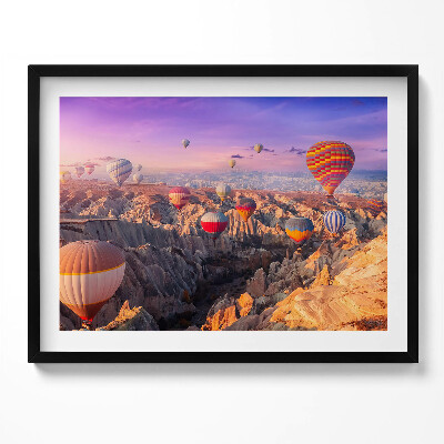 Tablou rama Baloane care zboară peste canion