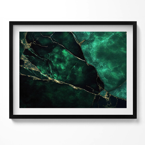 Tablou living cu rama Textură de piatră glamour