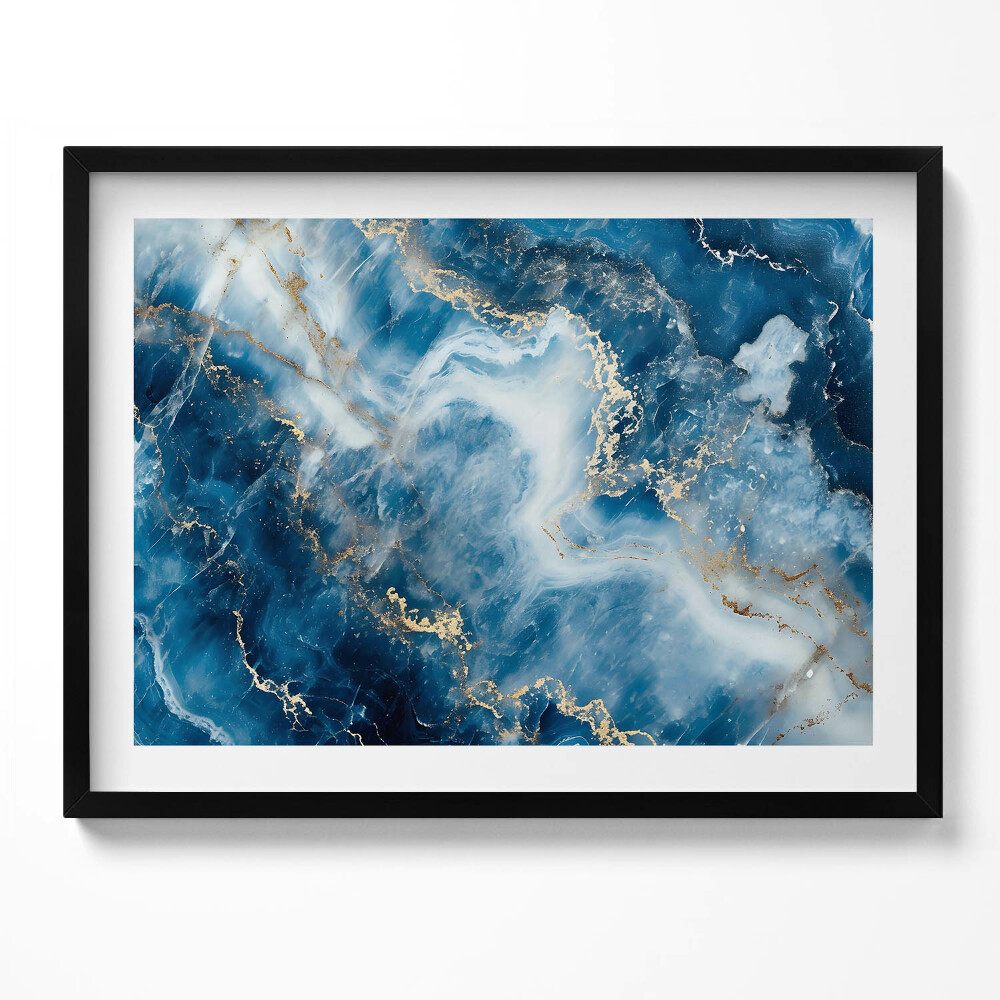 Tablou rama Textură de piatră cu aur