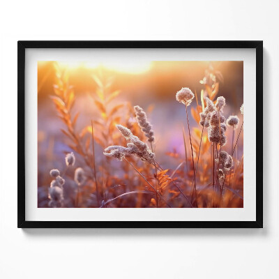 Tablou rama Iarbă boho la răsărit