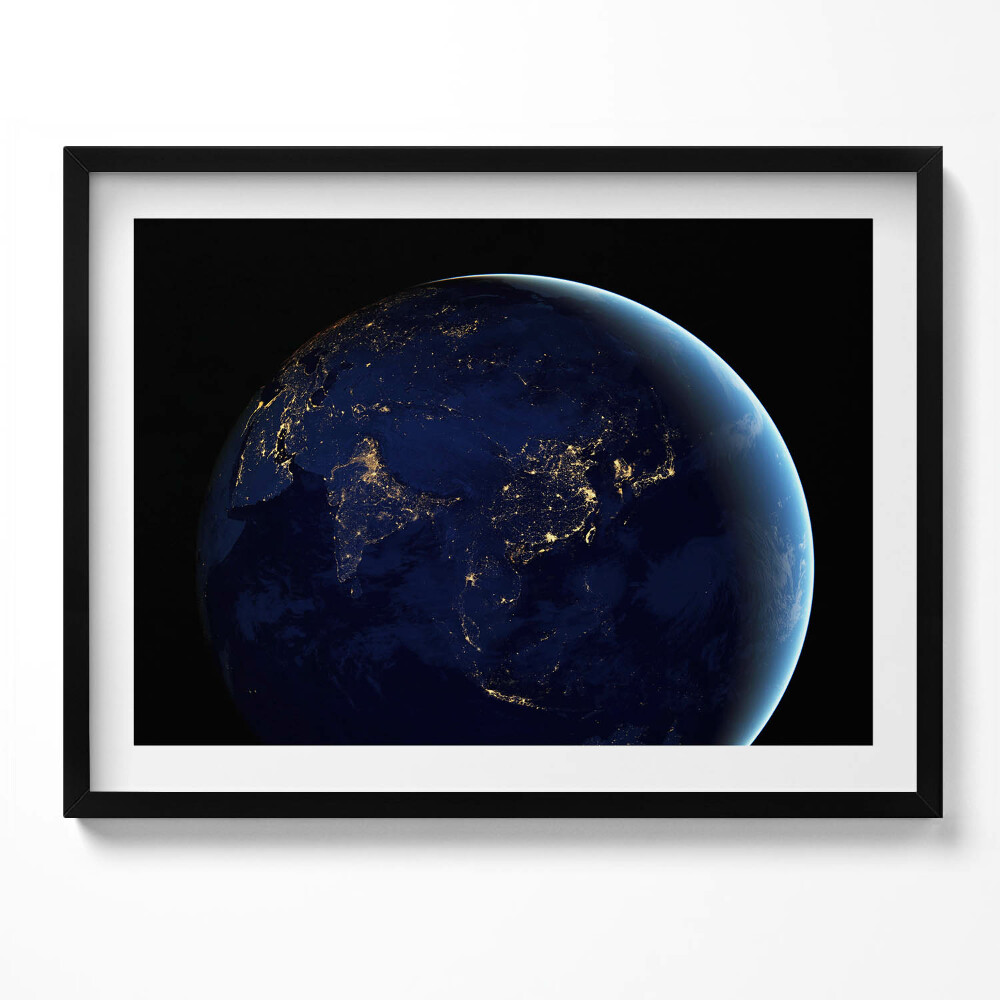 Tablou rama Glob în spațiu