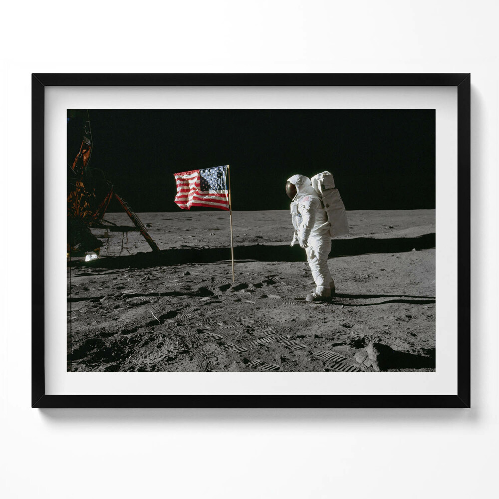 Tablou rama Aterizare pe Lună - fotografie NASA