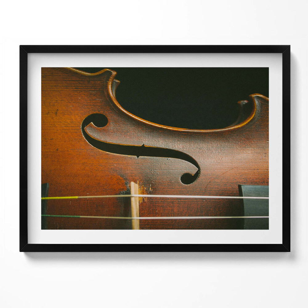 Tablou living cu rama Instrument de vioară