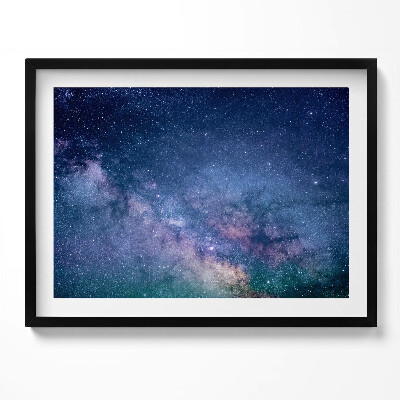 Tablou living cu rama Spațiu înstelat