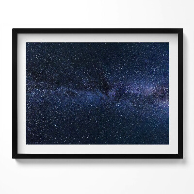 Tablou living cu rama Fotografie cu spațiu și stele