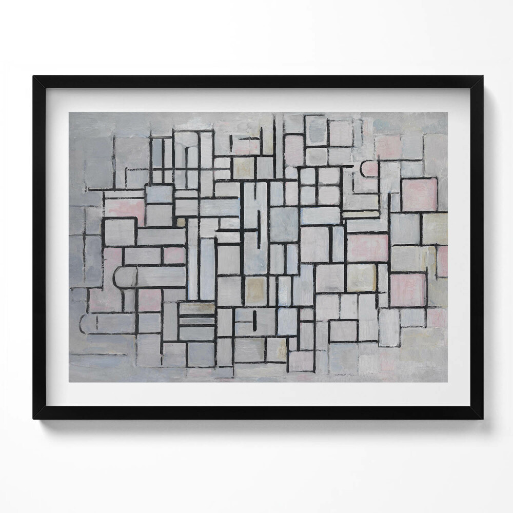 Tablou living cu rama Artă modernă - Schiță geometrică