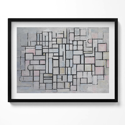 Tablou living cu rama Artă modernă - Schiță geometrică