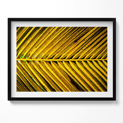 Tablou rama Frunzele aurii ale plantei