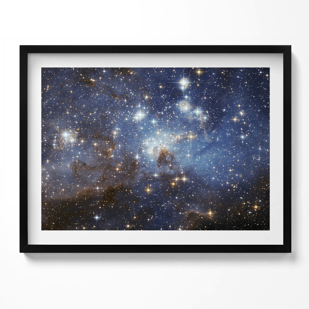 Tablou living cu rama Cer și spațiu stelar