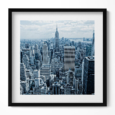 Tablou rama unic Vedere a orașului New York