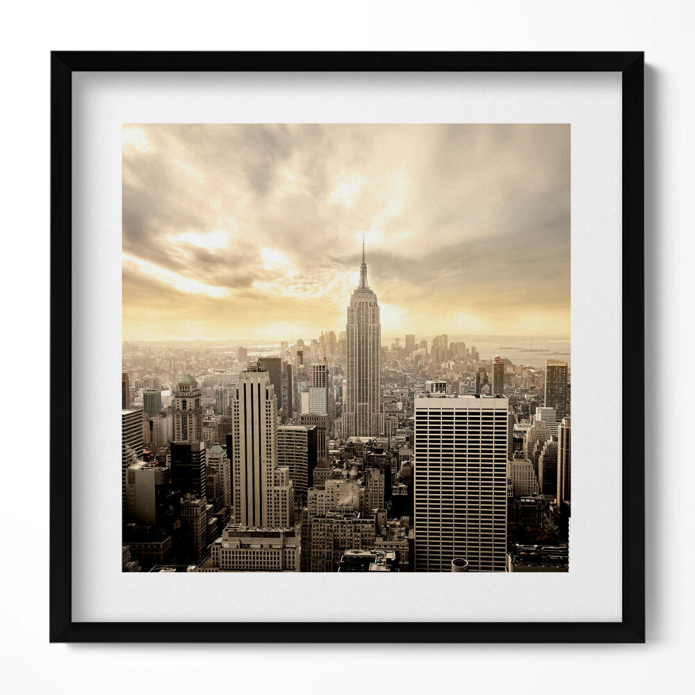 Tablou living cu rama unic Panoramă a clădirii Empire State