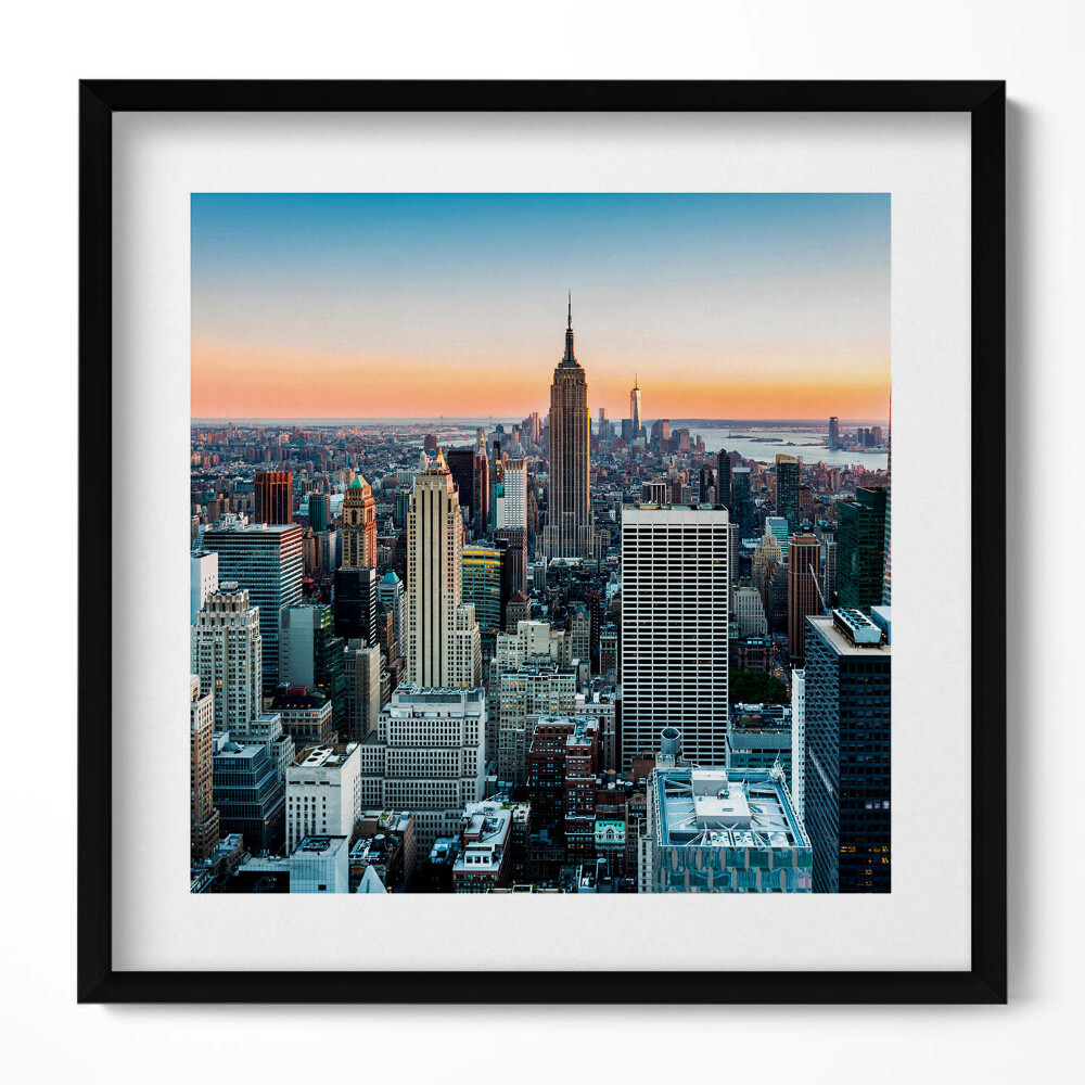 Tablou rama unic Vedere a arhitecturii din New York