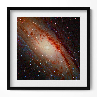 Tablou rama unic Galaxie spațială și stele