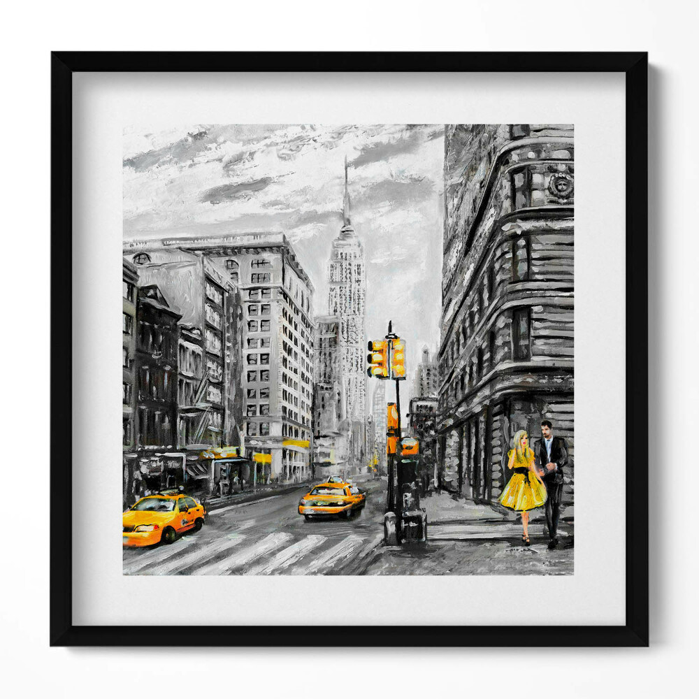 Tablou rama unic Străzile din Empire State Building