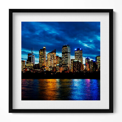 Tablou living cu rama unic Plimbare de seară în Sydney