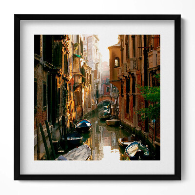 Tablou rama unic Romantismul Veneției Canalul Mare