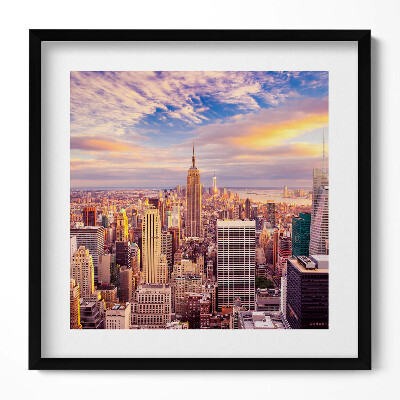 Tablou rama unic Apus de soare New York