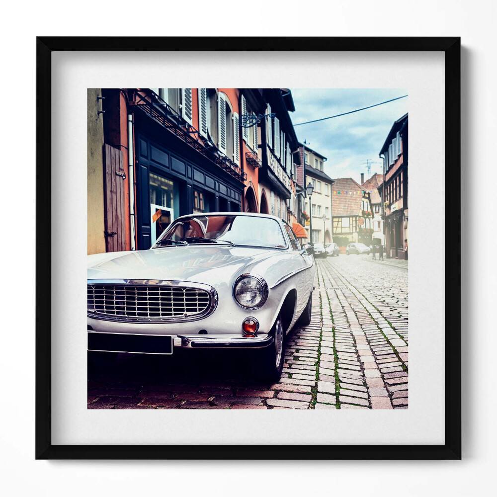 Tablou living cu rama unic Mașină retro