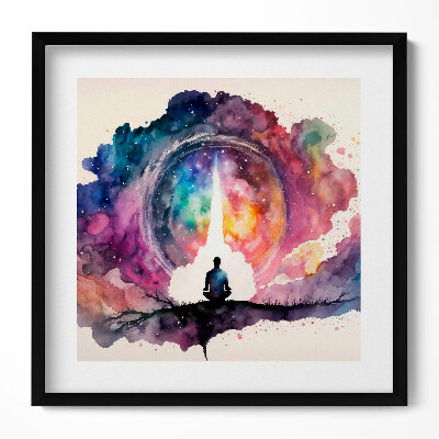 Tablou living cu rama unic Stil de viață meditativ