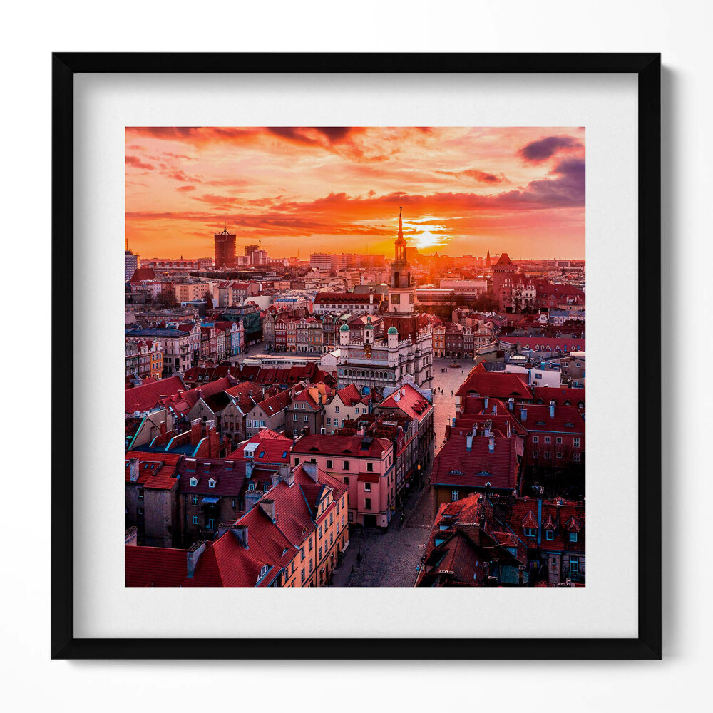 Tablou rama unic Poznań - panoramă