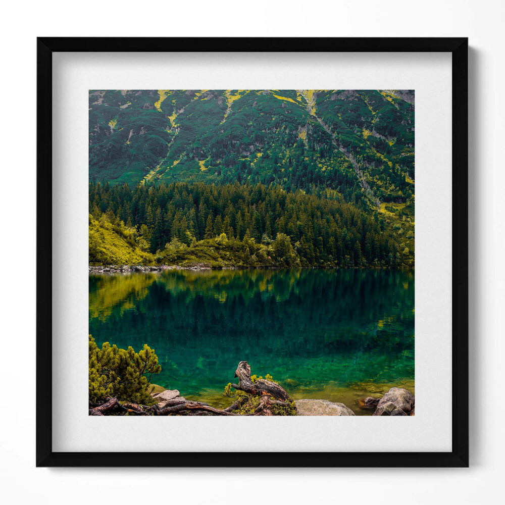 Tablou living cu rama unic Morskie Oko în Munții Tatra