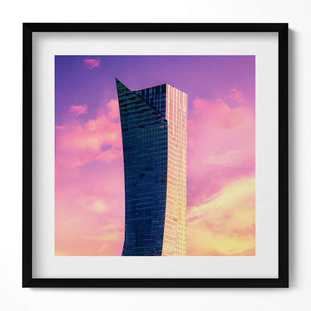 Tablou rama unic Zgârie-nori în Varșovia