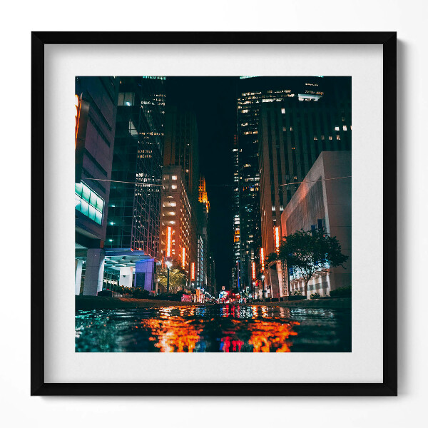 Tablou living cu rama unic Hilton Houston