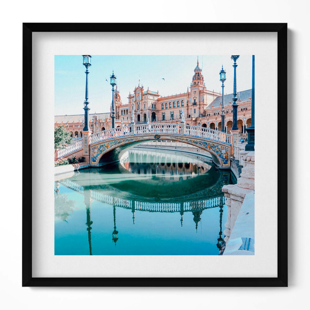 Tablou rama unic Plaza de España din Sevilla