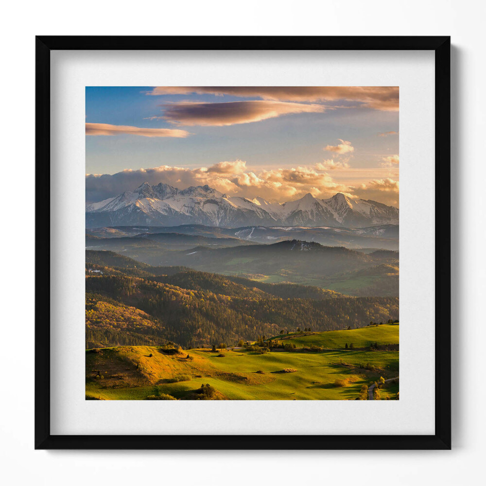 Tablou rama unic Pieniny Wysoki Wierch