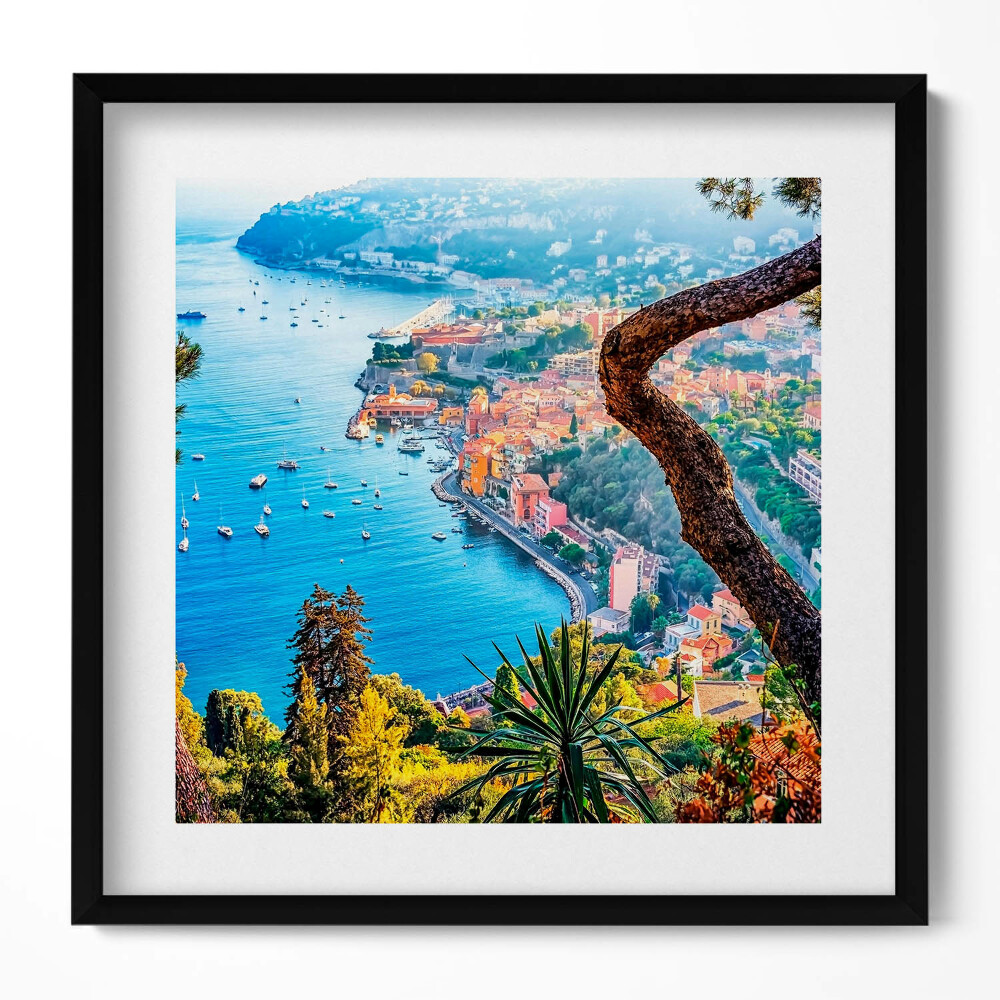 Tablou rama unic Satul Villefranche-sur-Mer