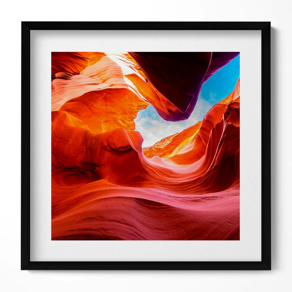 Tablou living cu rama unic Peisaj stâncos al canionului