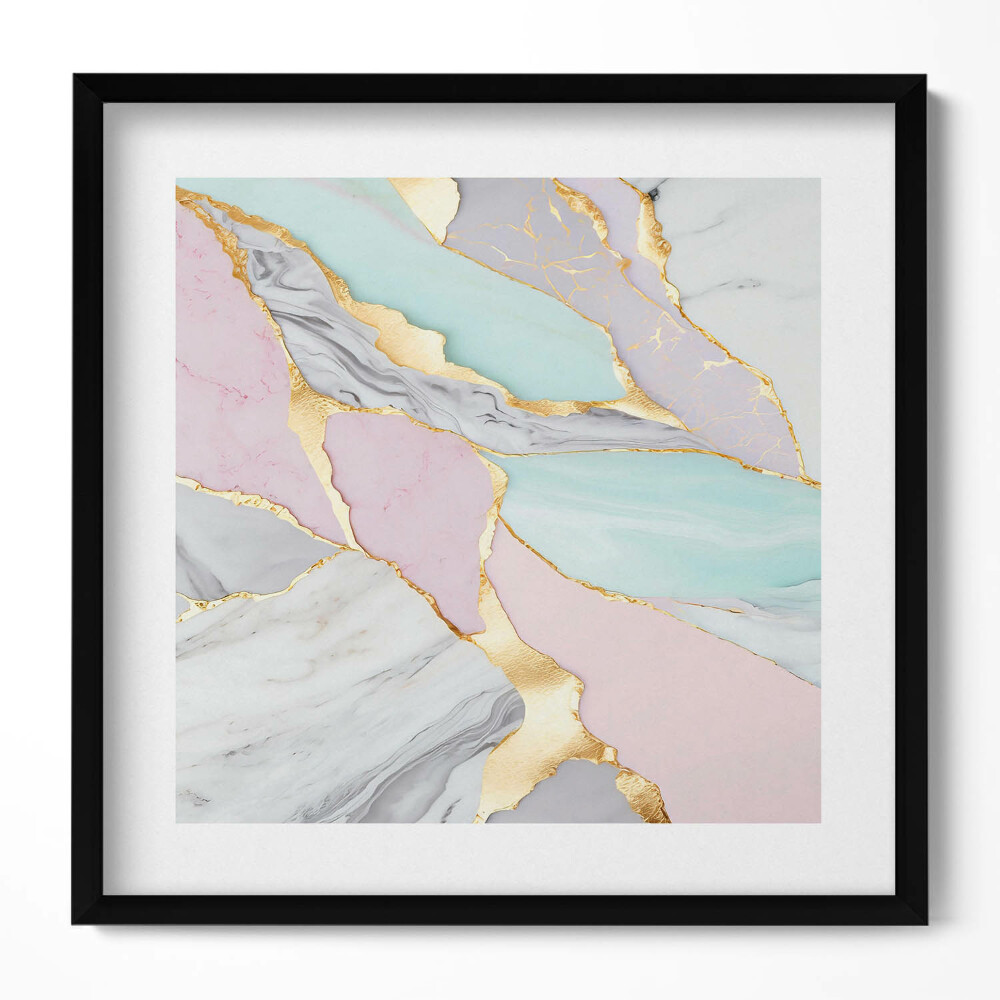 Tablou rama unic Model de marmură