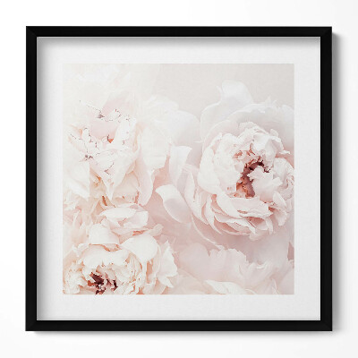 Tablou rama unic Flori de bujor