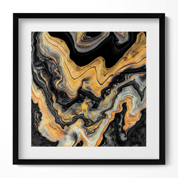 Tablou rama unic Artă modernă din marmură