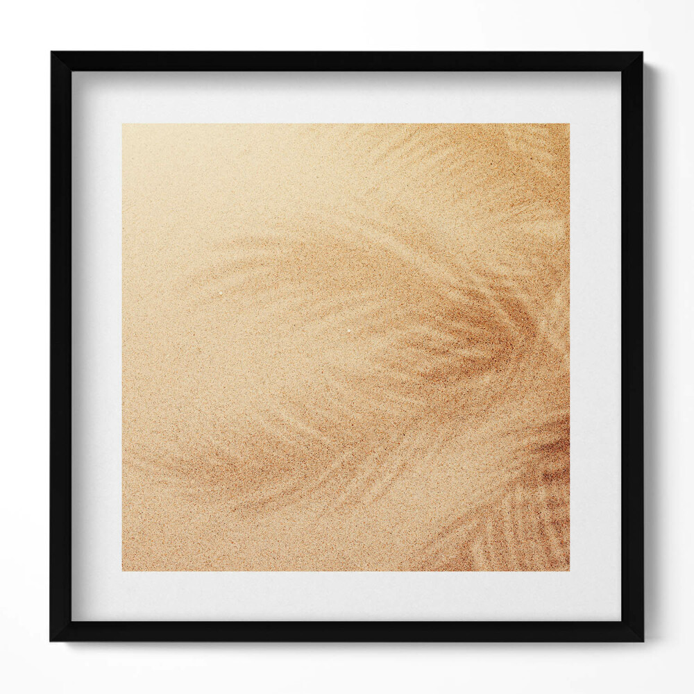 Tablou living cu rama unic Vacanță pe plajă cu nisip